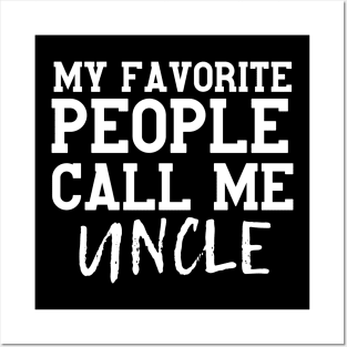 Funny Vintage Favorite Uncle Gift Idea Posters and Art